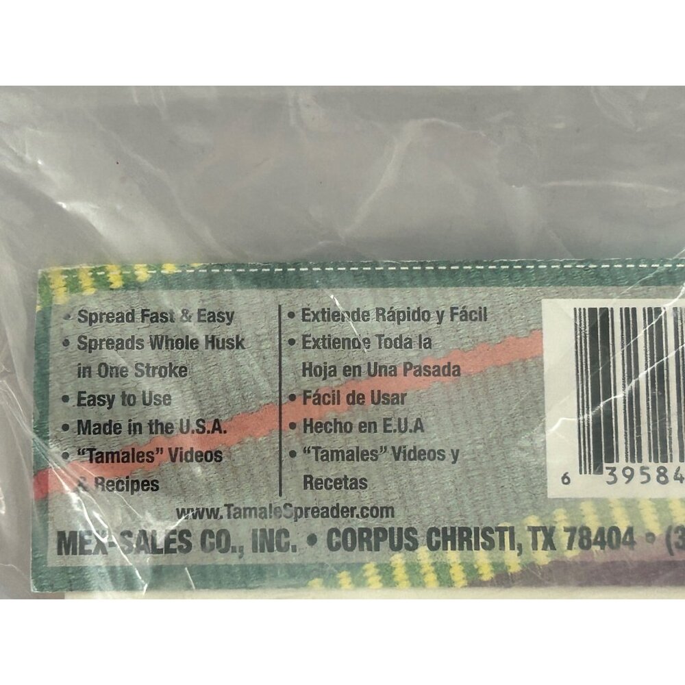 1 Masa Spreader Extendedor De Masa For Tamales Fast & Easy Mas Tamales NEW - Picture 3 of 3